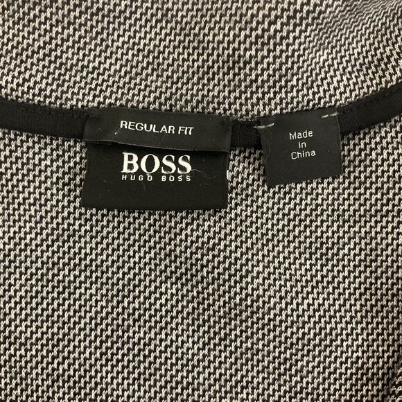 Hugo Boss Gray Mens XL Quarter Zip Mock Neck Sweater Shirt Pullover Golf Casual - Picture 5 of 8